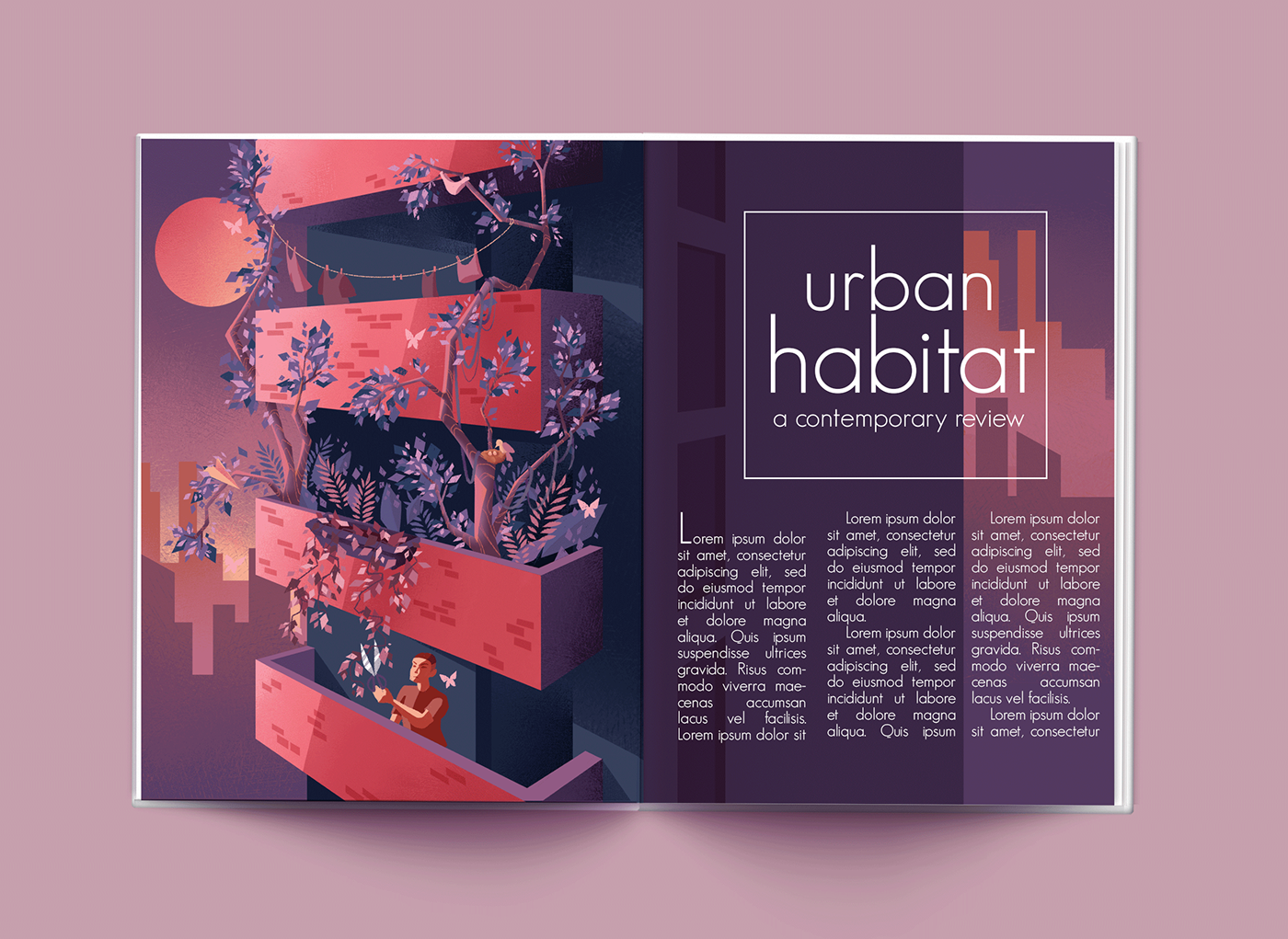 digital illustration sketch editorial magazine Editorial Illustration cityscape Urban city