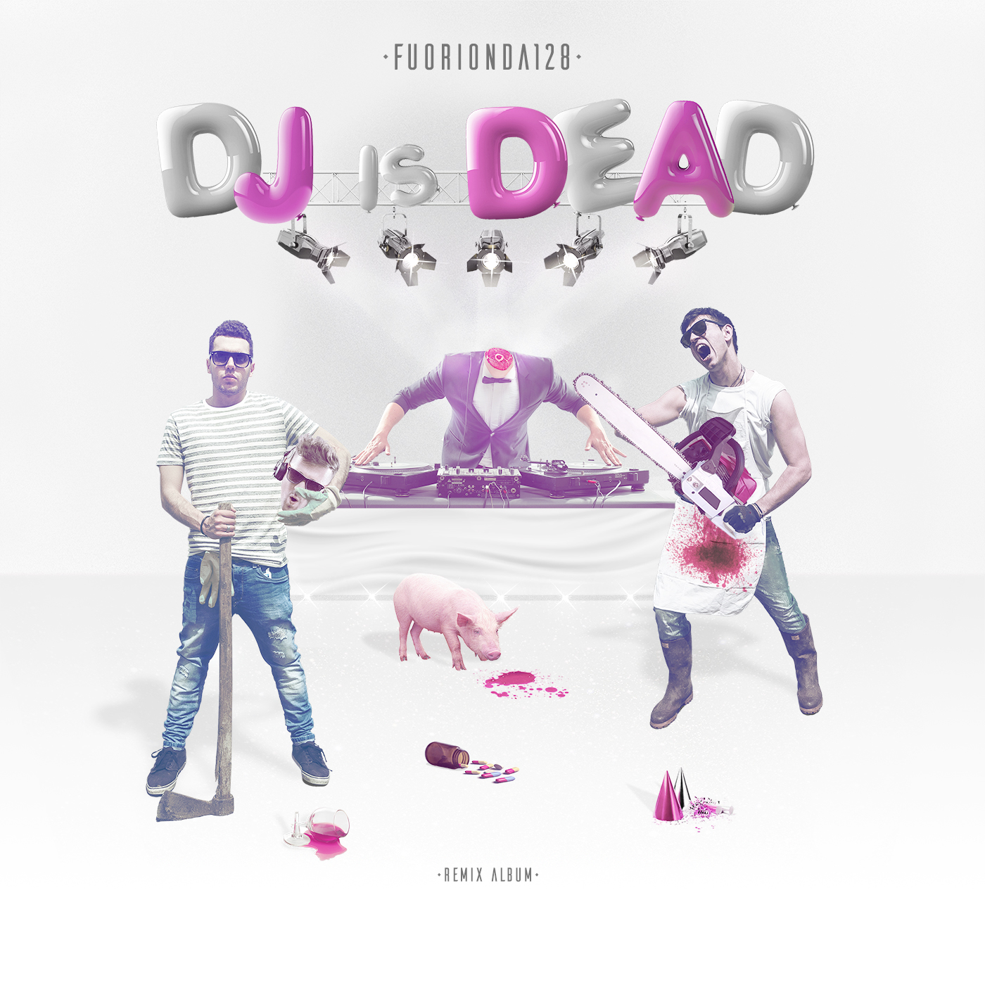 cd artwork dj is dead Fuorionda128 ep retouch photoshop house