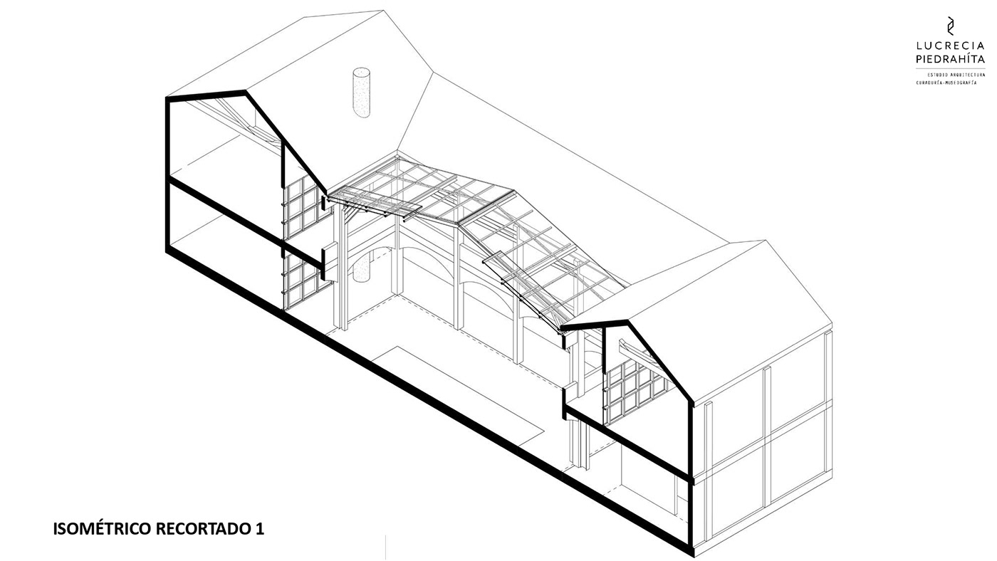 3D arquitectura Evento Exposición exposición de arte Levantamiento de Proyecto modelado 3d museografia revit Revit Architecture