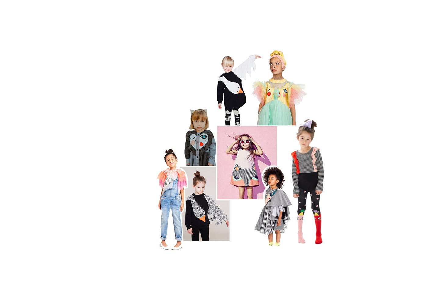 kidswear dungaree Kidsfashion Fashion  Paperclips kidsromper overall technicalillustration 3Dembellishment techpack