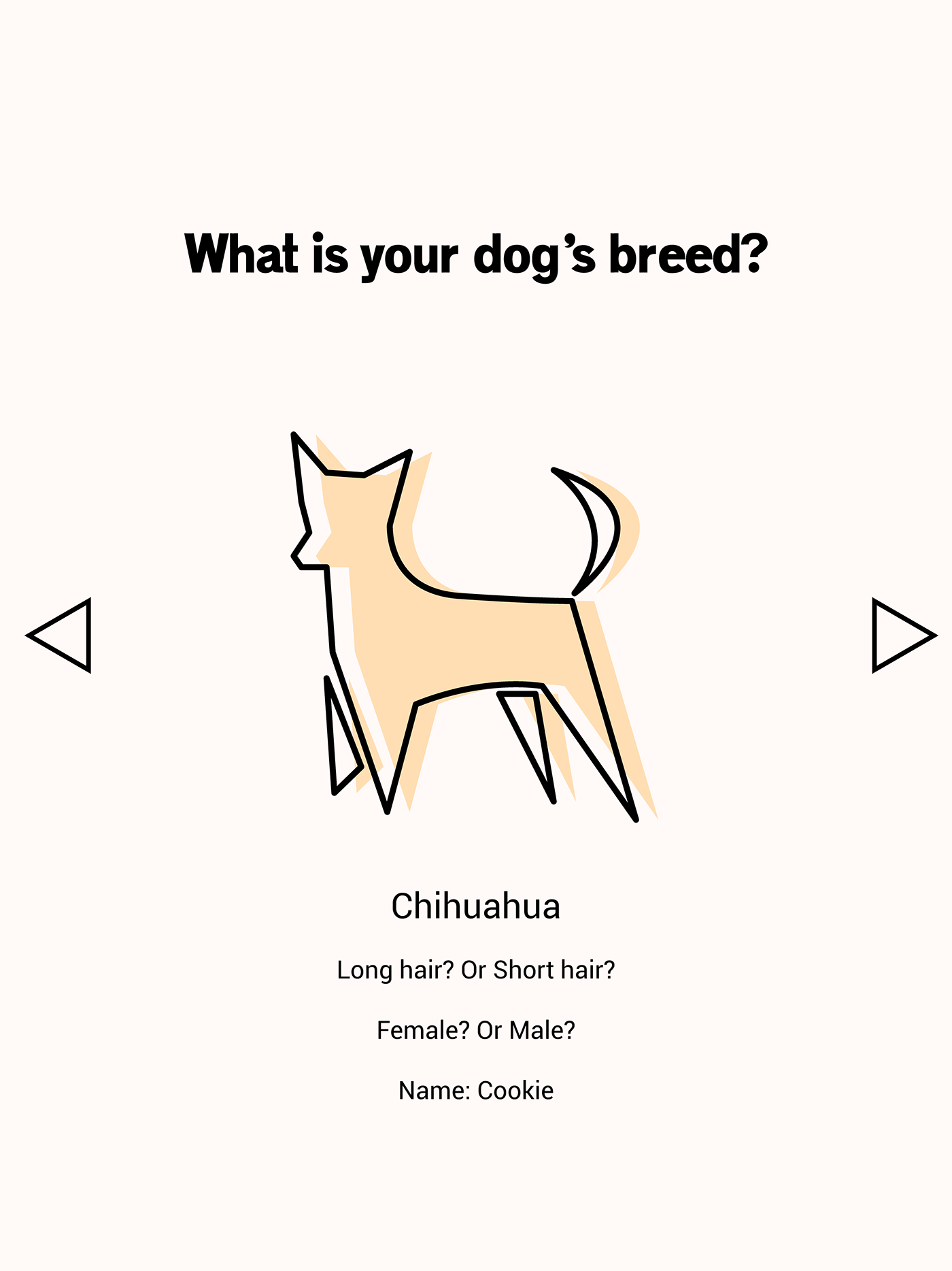 dog app application iphone Samsung android Pet family minimalist simple