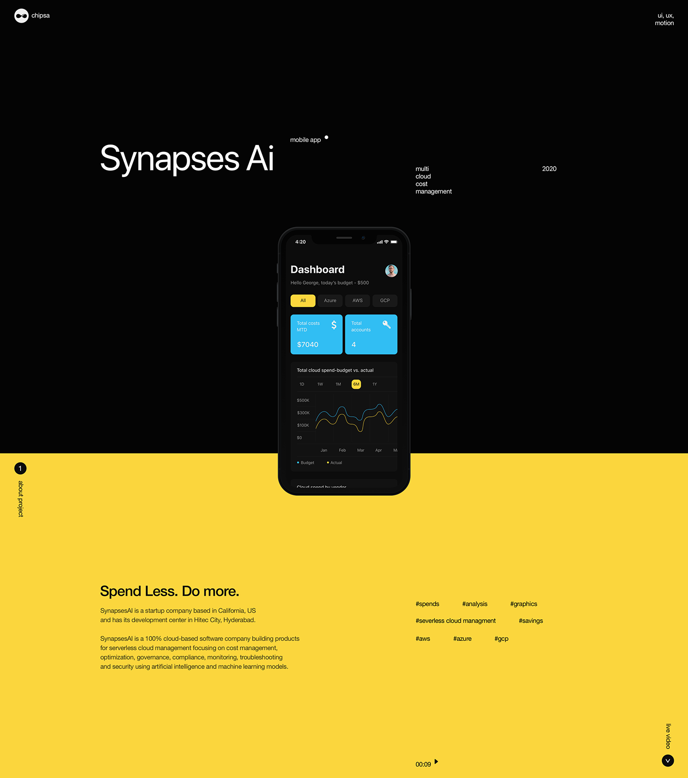 Mobile app inspiration example #408: SynapsesAi - App