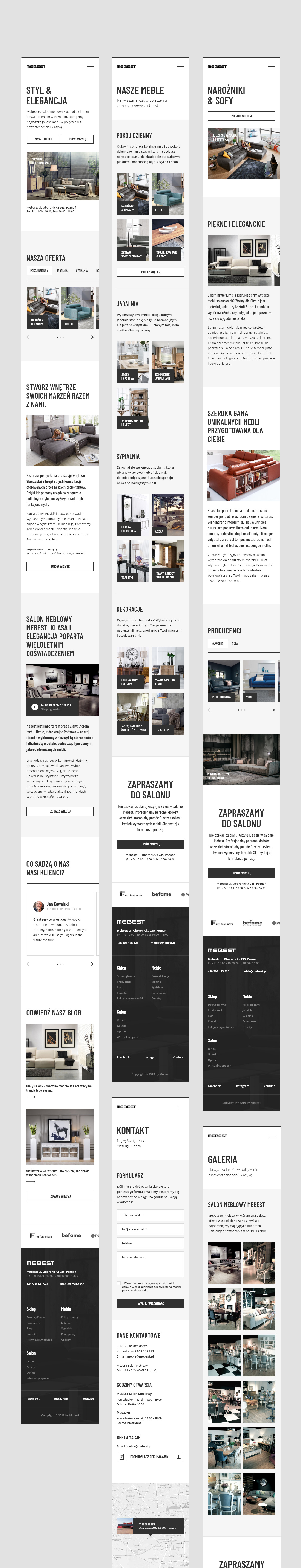 furniture store redesign Website Ecommerce premium luxury