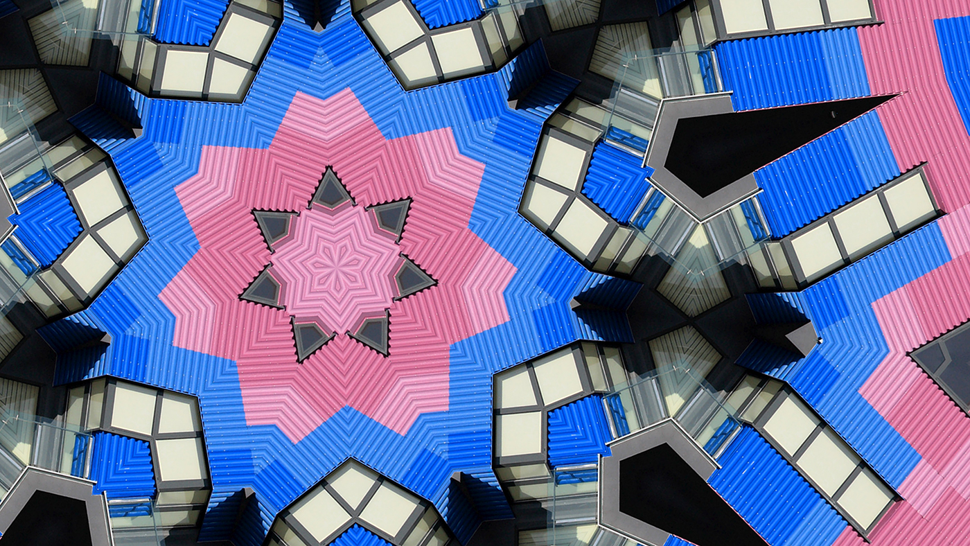 abstract Colourful  polychromy spectrum kaleidoscope symmetry