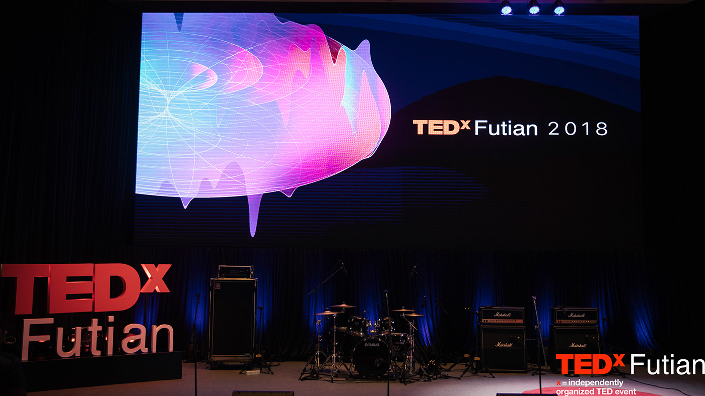 TEDx poster outlier graphic design  TEDx_futian