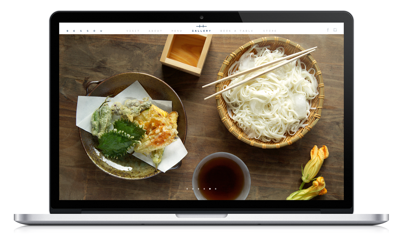 restaurant brand identity Web Design  japanese blue simple Wabi Sabi Indigo Website abstract shapes