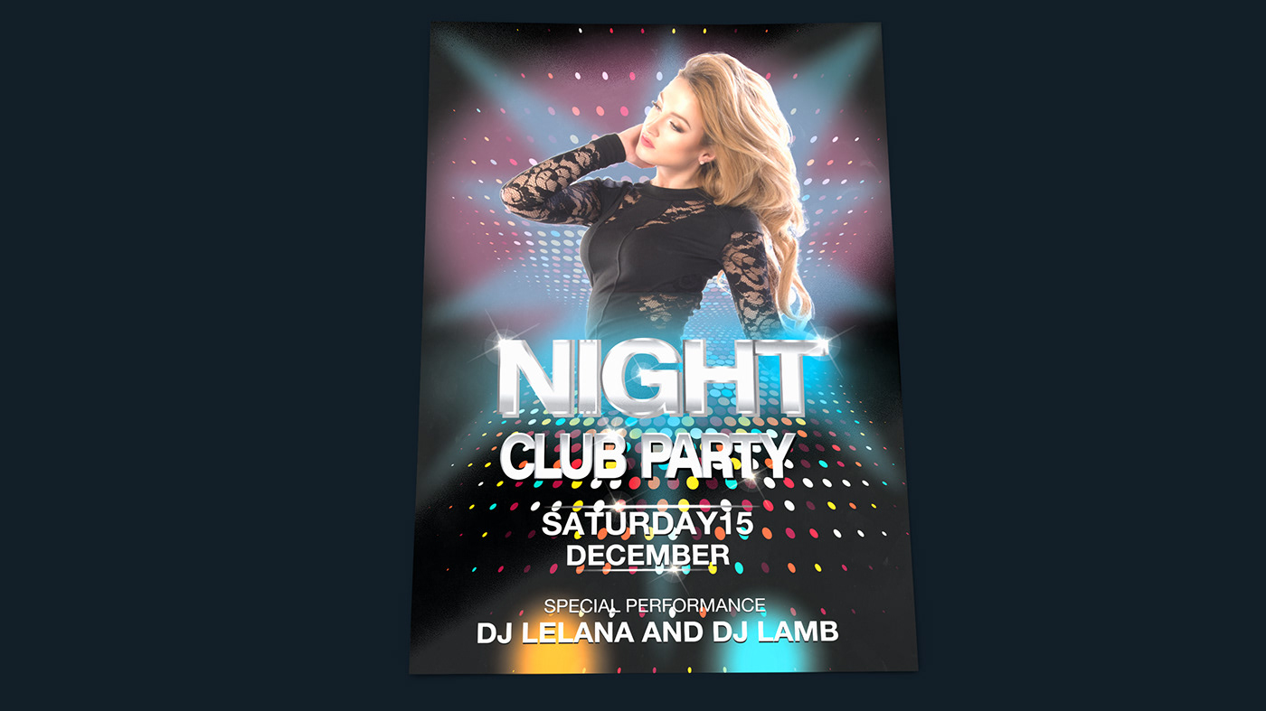 Night Party Flyer on Behance