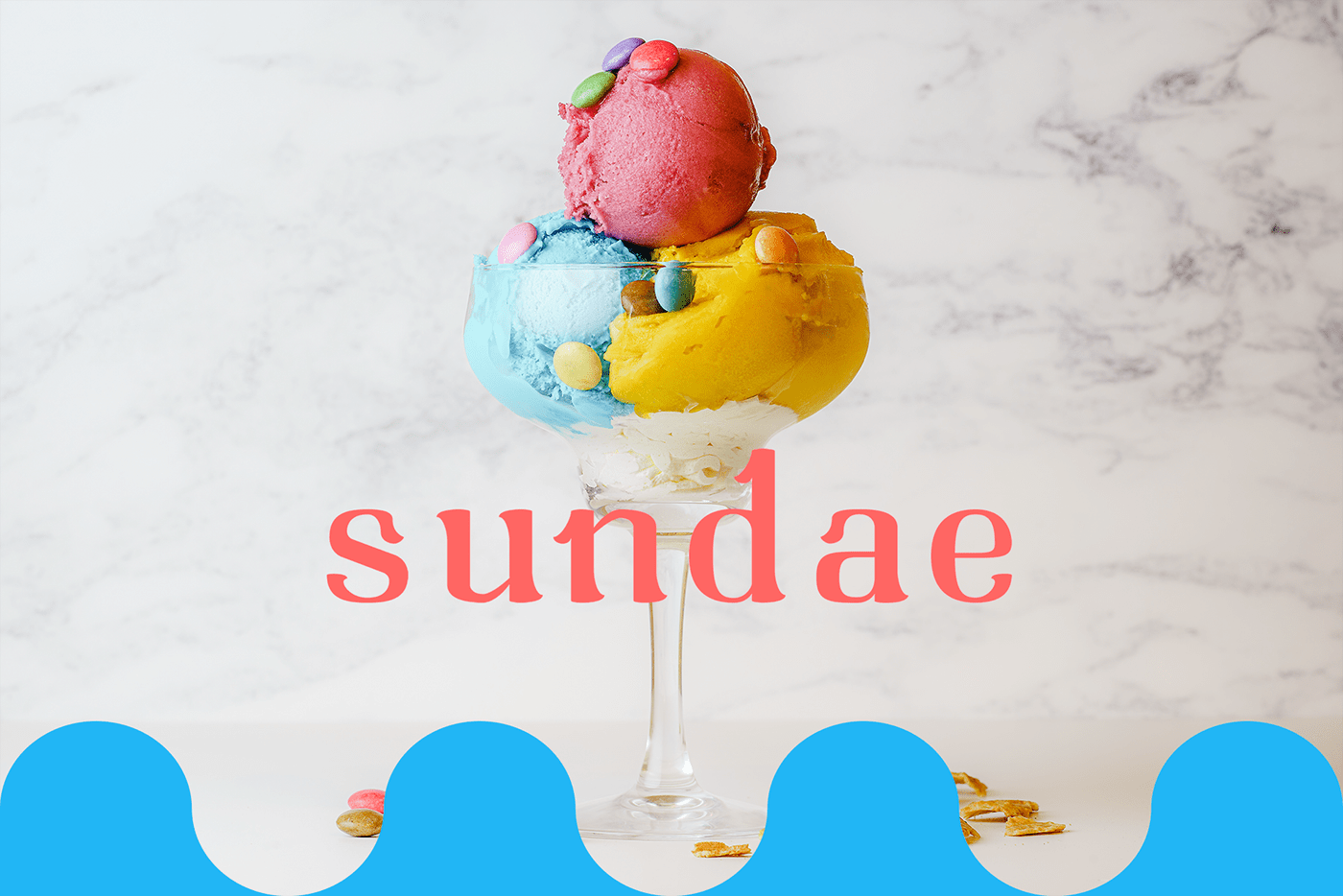 font typography   design ice cream cream