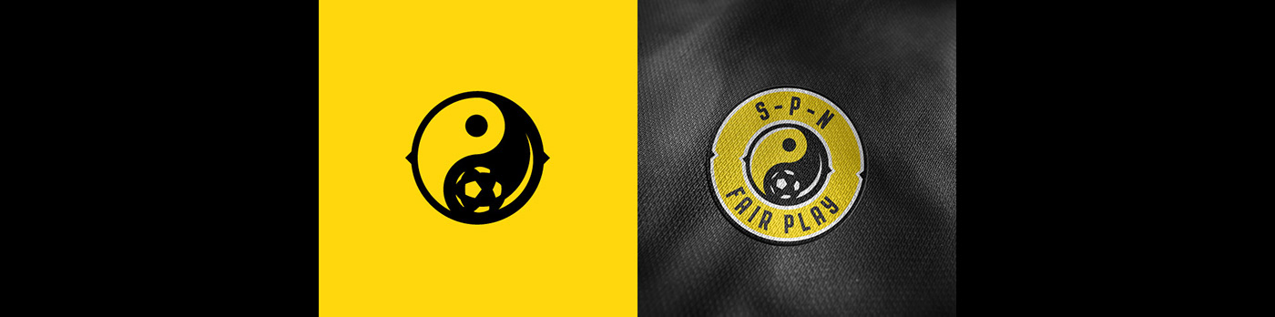 black football identity kids sports logo soccer Sports Design Web Design  Website yellow
