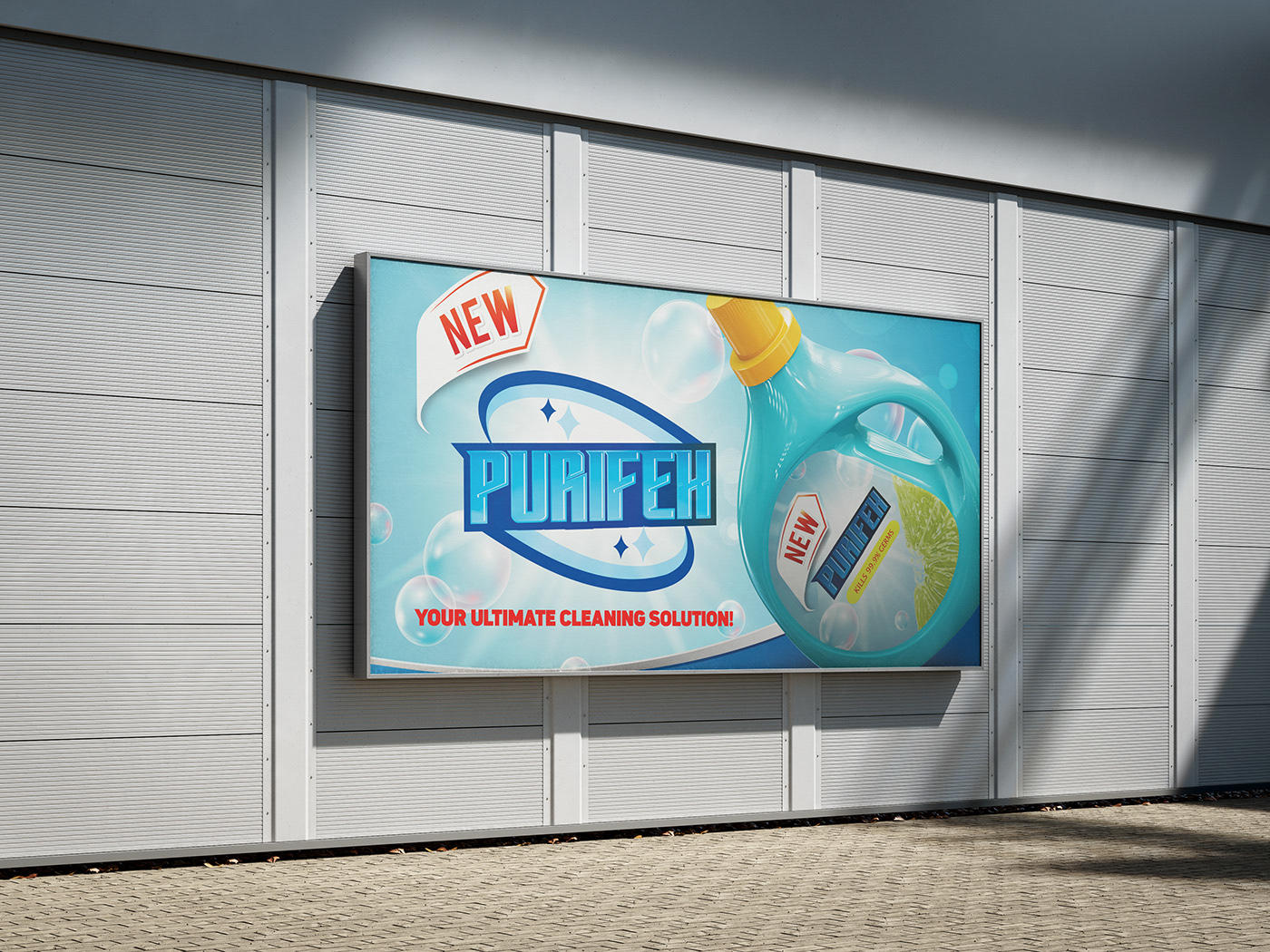 billboard for purifex brand