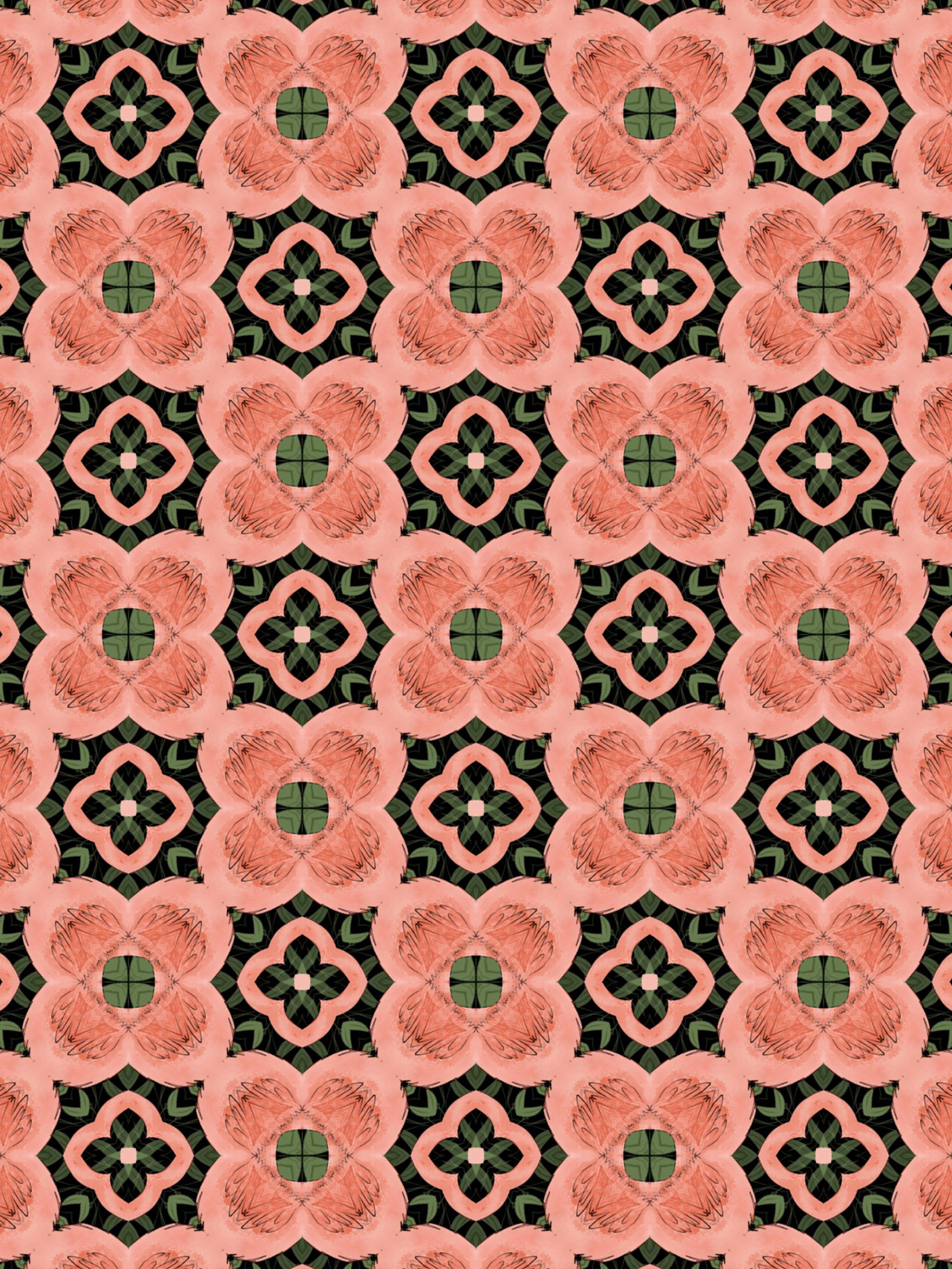 adobe illustrator beach flamingo pattern print design  summer surface design textile Tropical Design vector