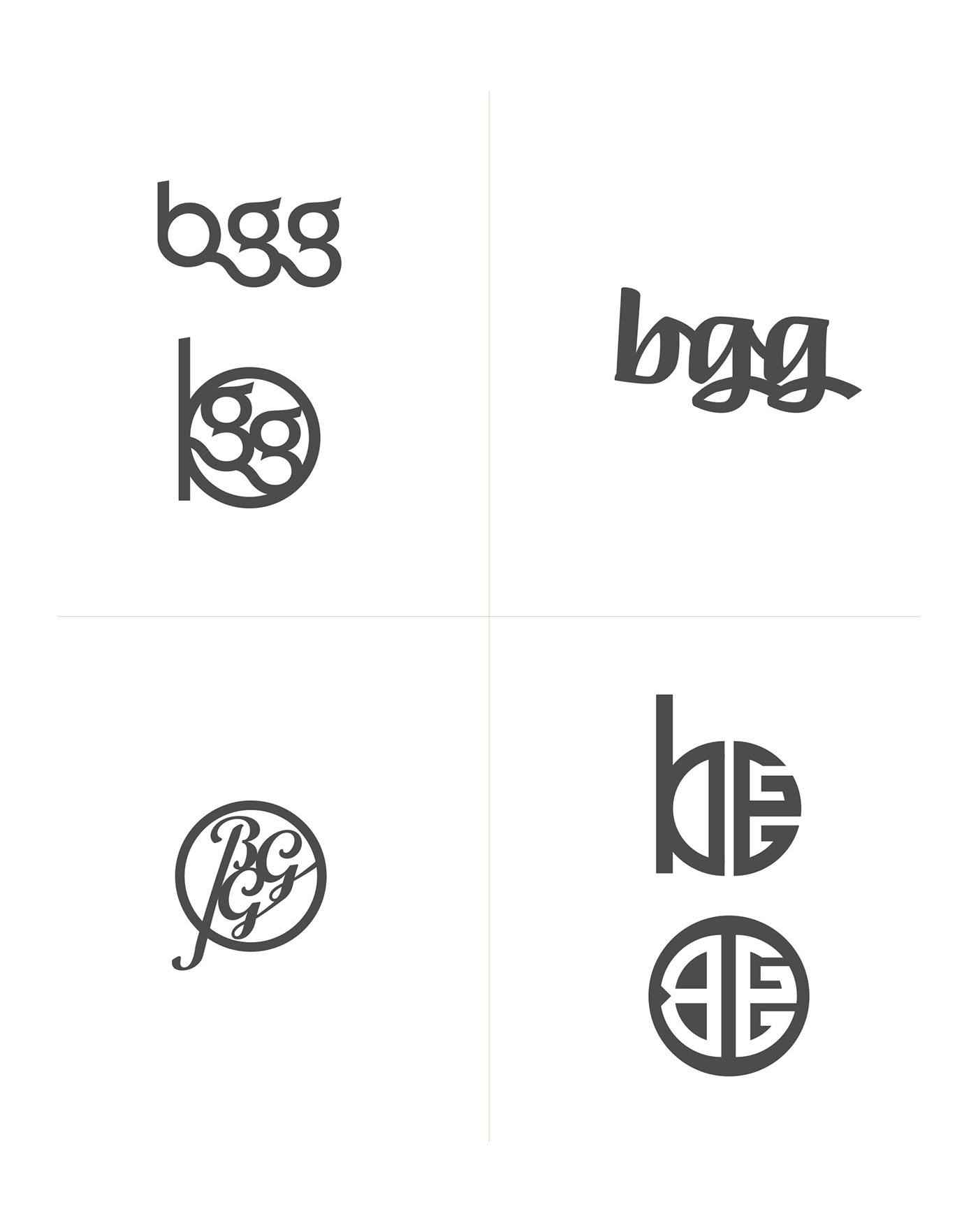 branding  logo vector ideation Collection concept sketches Golden Ratio wip Illustrator