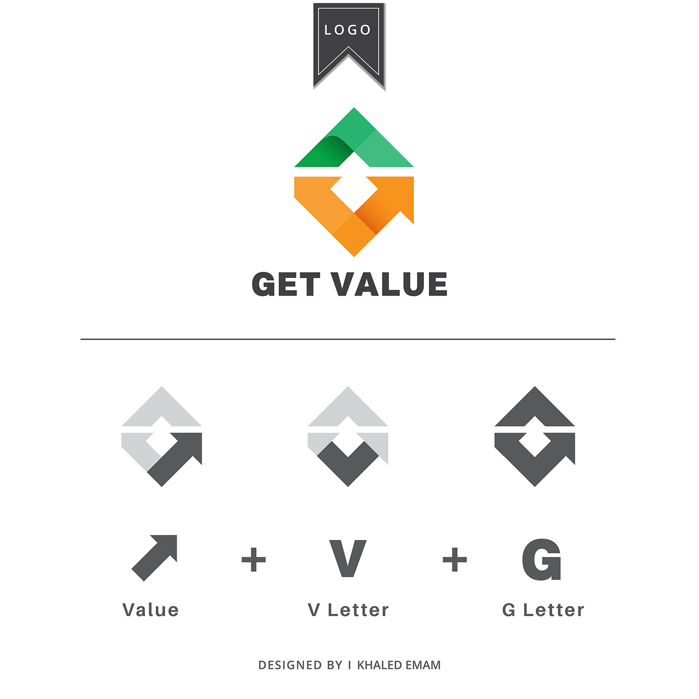 logo logos value design khaled emam money