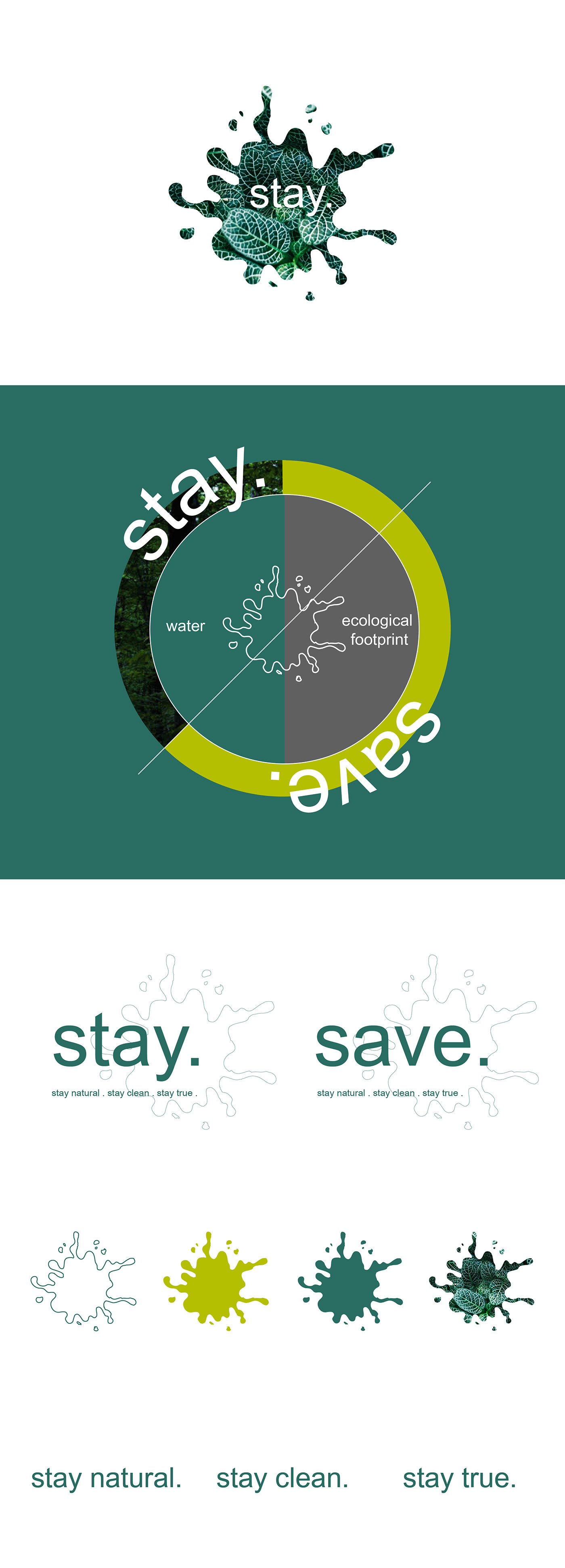 design Illustrator photoshop Stay save green water