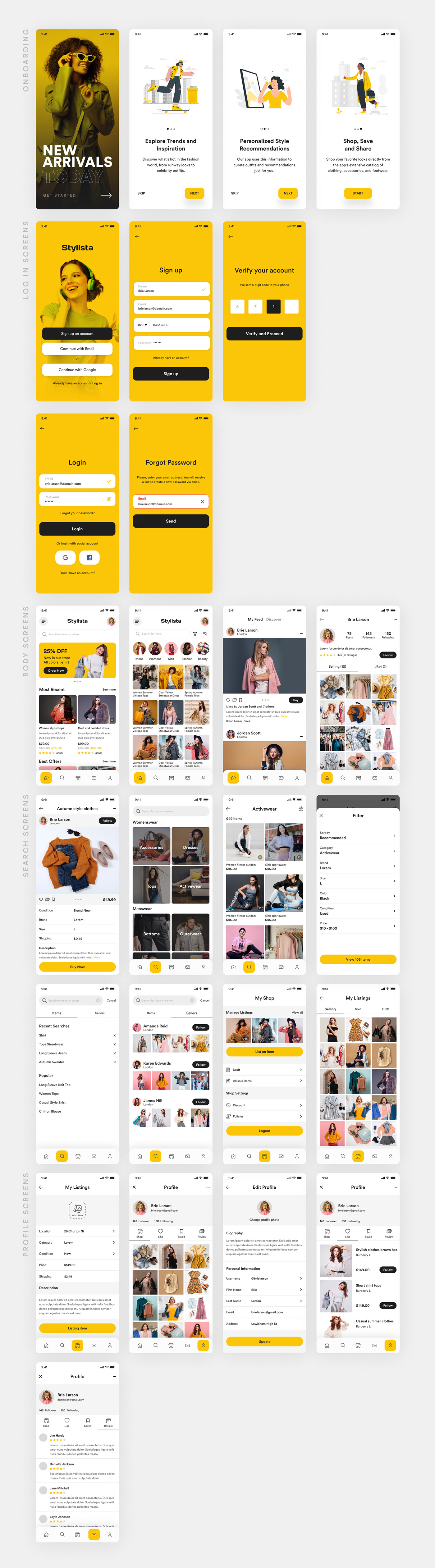 fashion app Fashion  clothing store UX Case Study ecommerce app Shopping streetwear UX design Online Shop App Online Store App