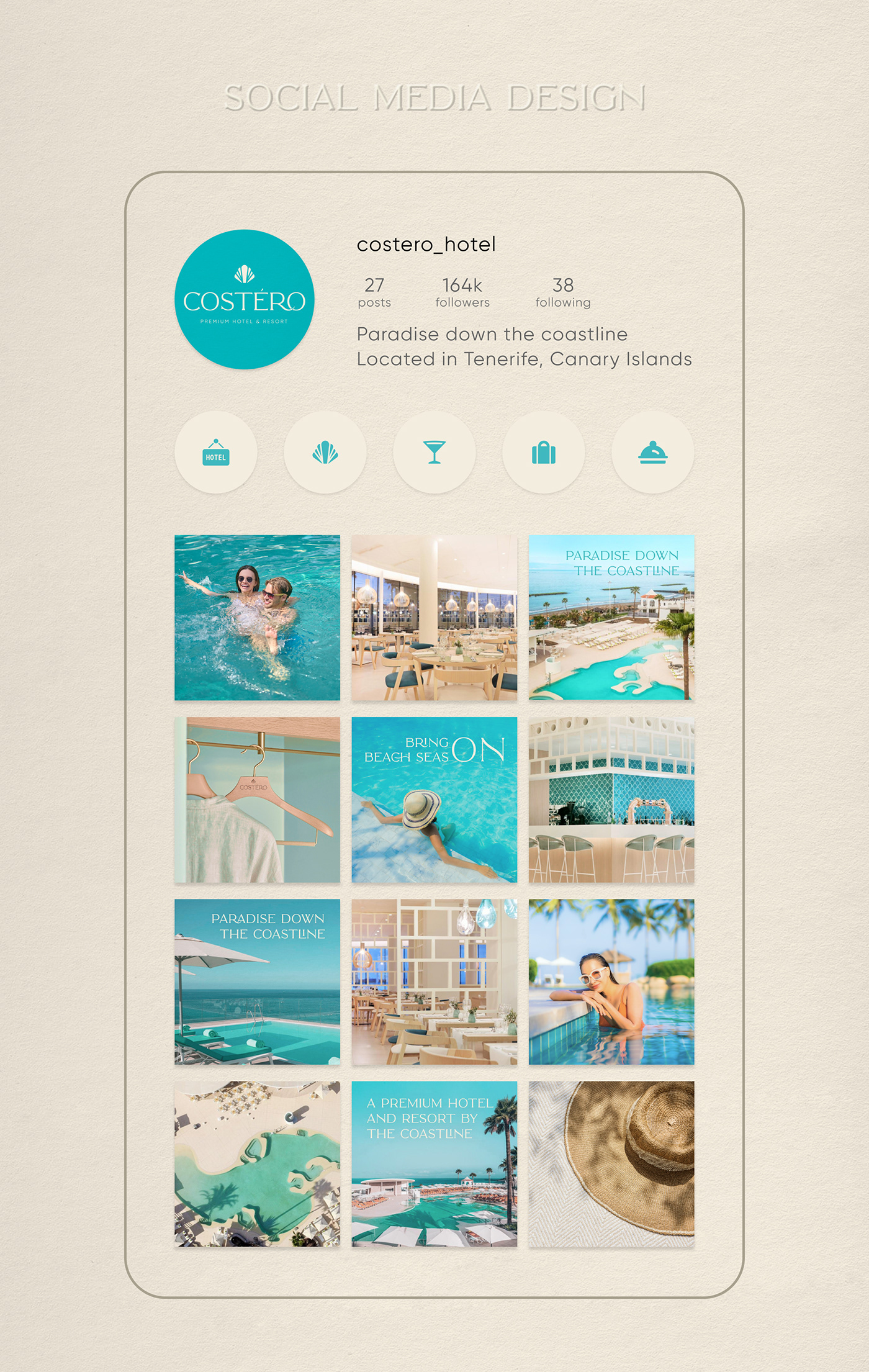 beach brand identity branding  graphic design  hotel logo luxury premium resort typography  