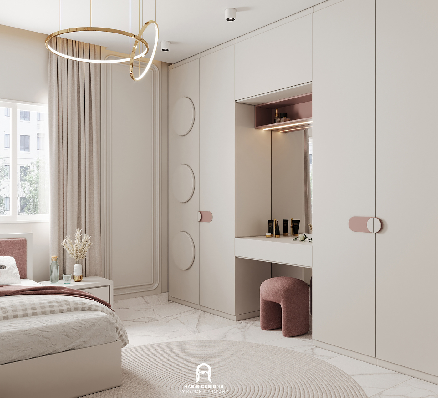 bedroom decor Interior Render architecture interior design  modern visualization 3D corona
