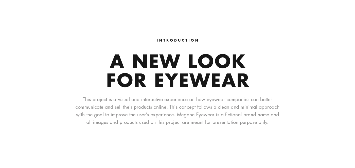 Webdesign Web digital clean minimal eyewear UI ux interaction video Website Ecommerce shop