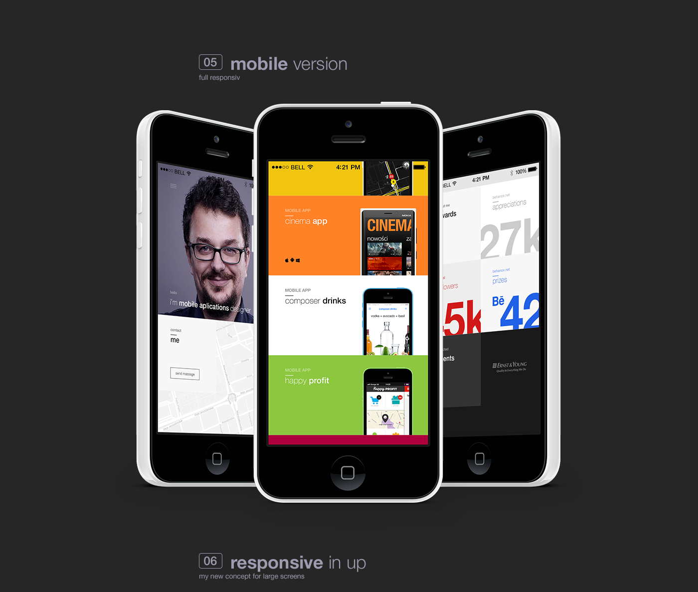 Web www webdesig site portfolio designer mobile