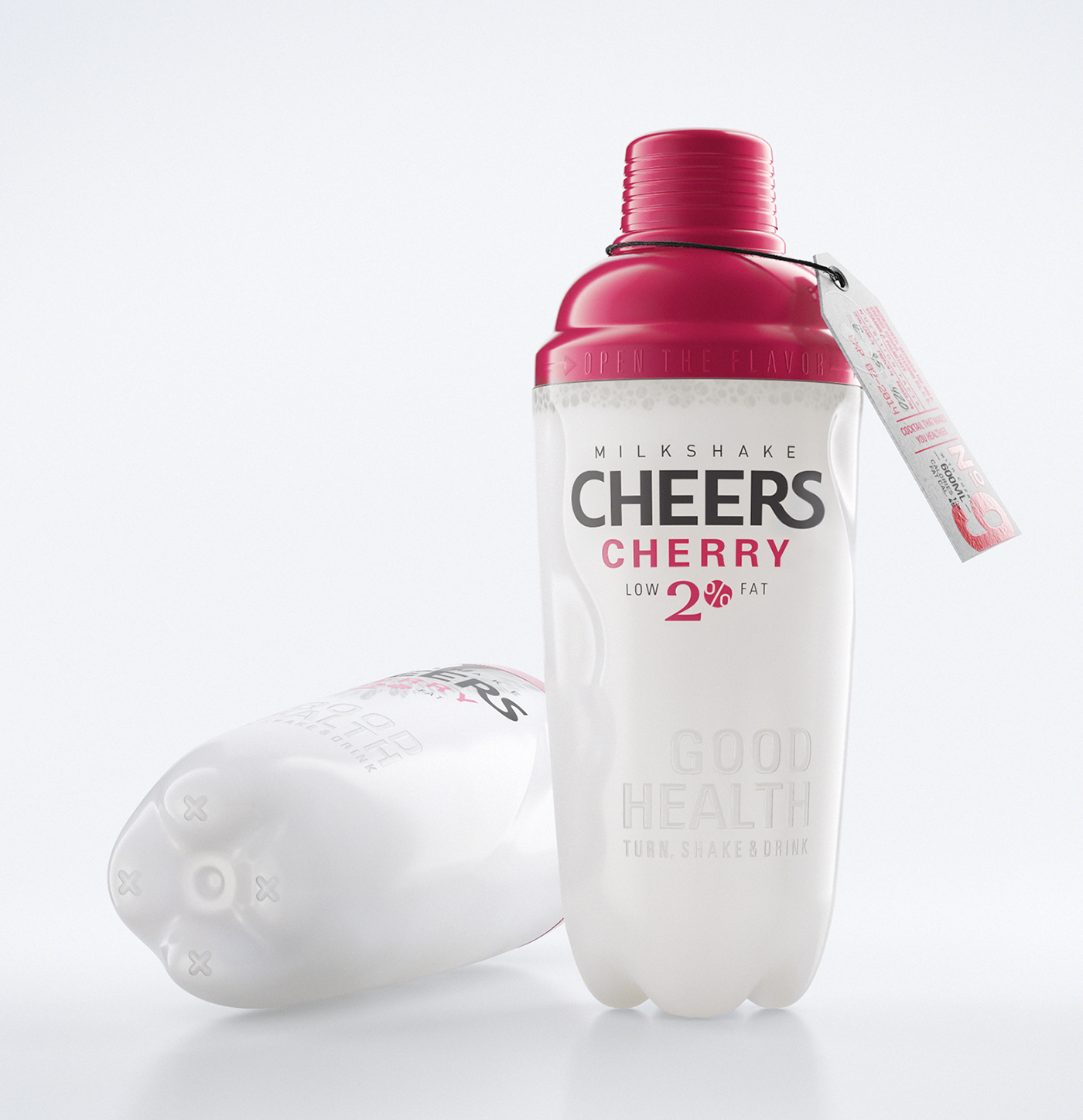 milkshake shaker beverage 3D Brand Design logo designer package Packaging packaging design product design 