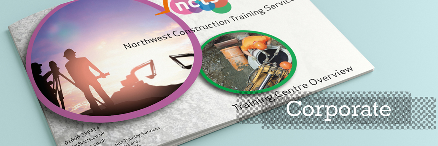 brochure corporate construction training Layout