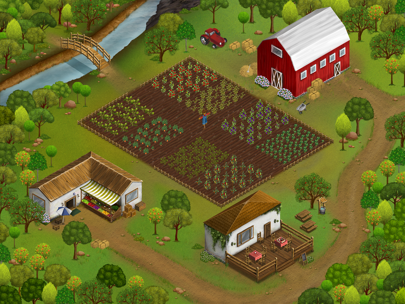 Farm Game Design - Komşu Köy.