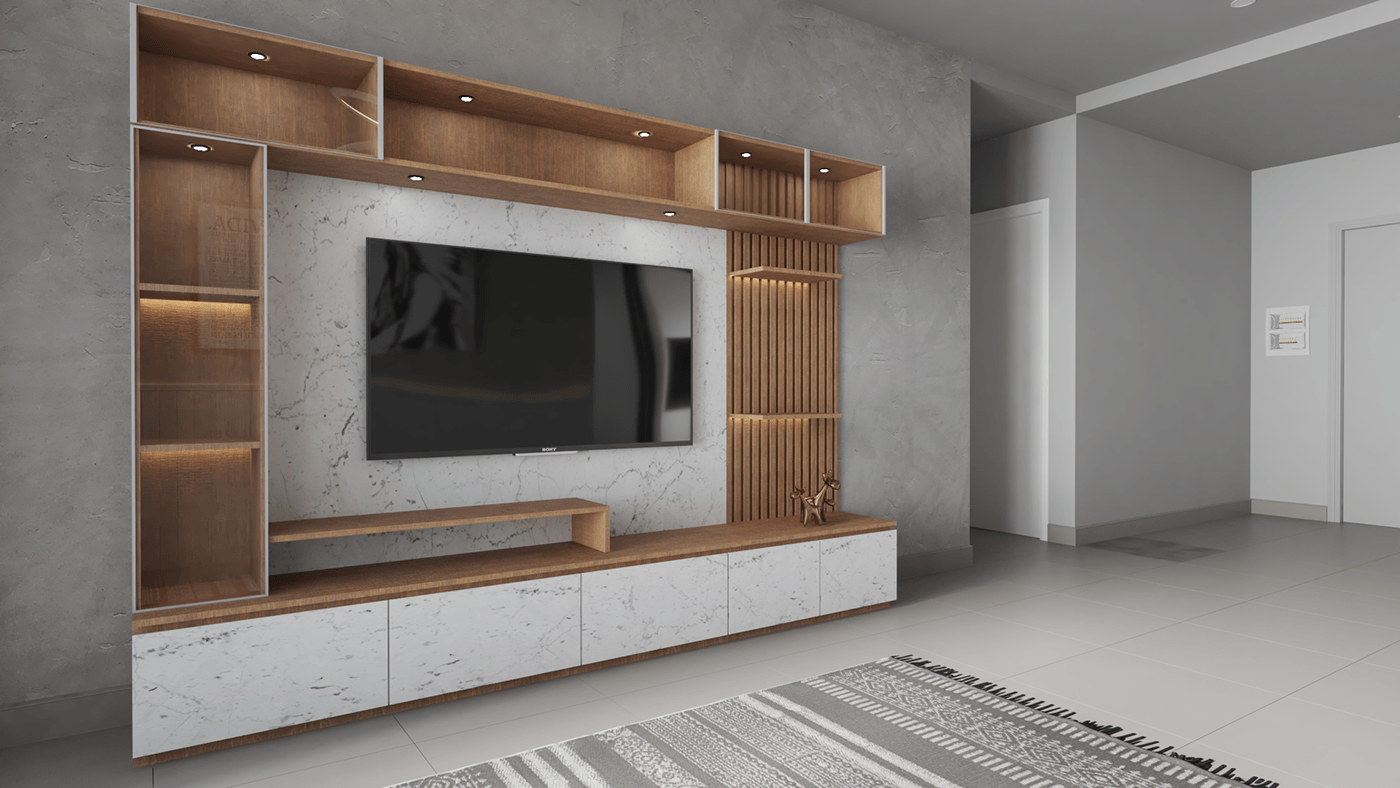 sofa тв animation  3D architecture visualization Render interior design  vray SketchUP
