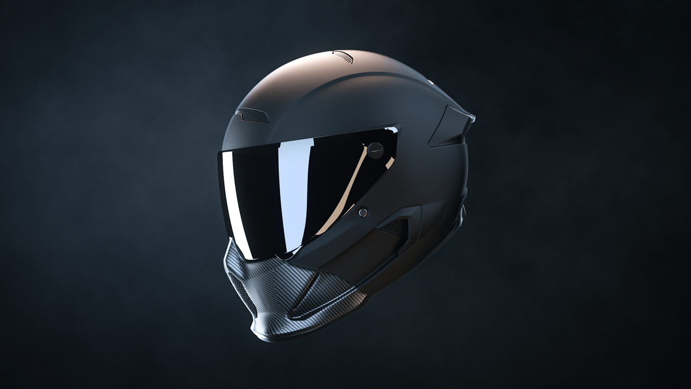 animation  carbon CG CGI cinema 4d Helmet motion design Render vfx