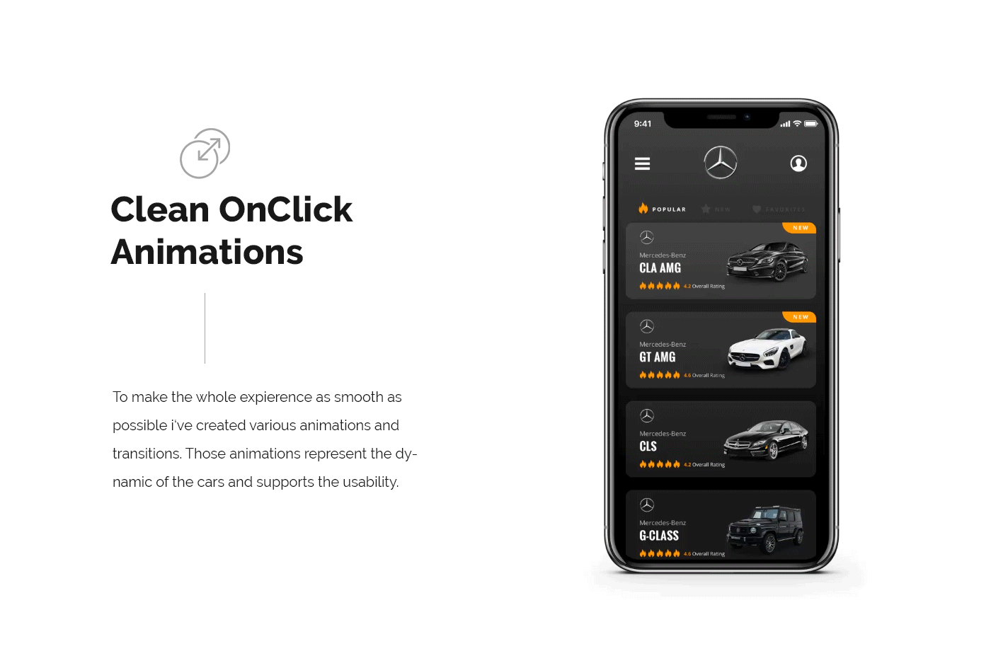 mercedes Benz automotive   Interface app Screendesign car user expierence