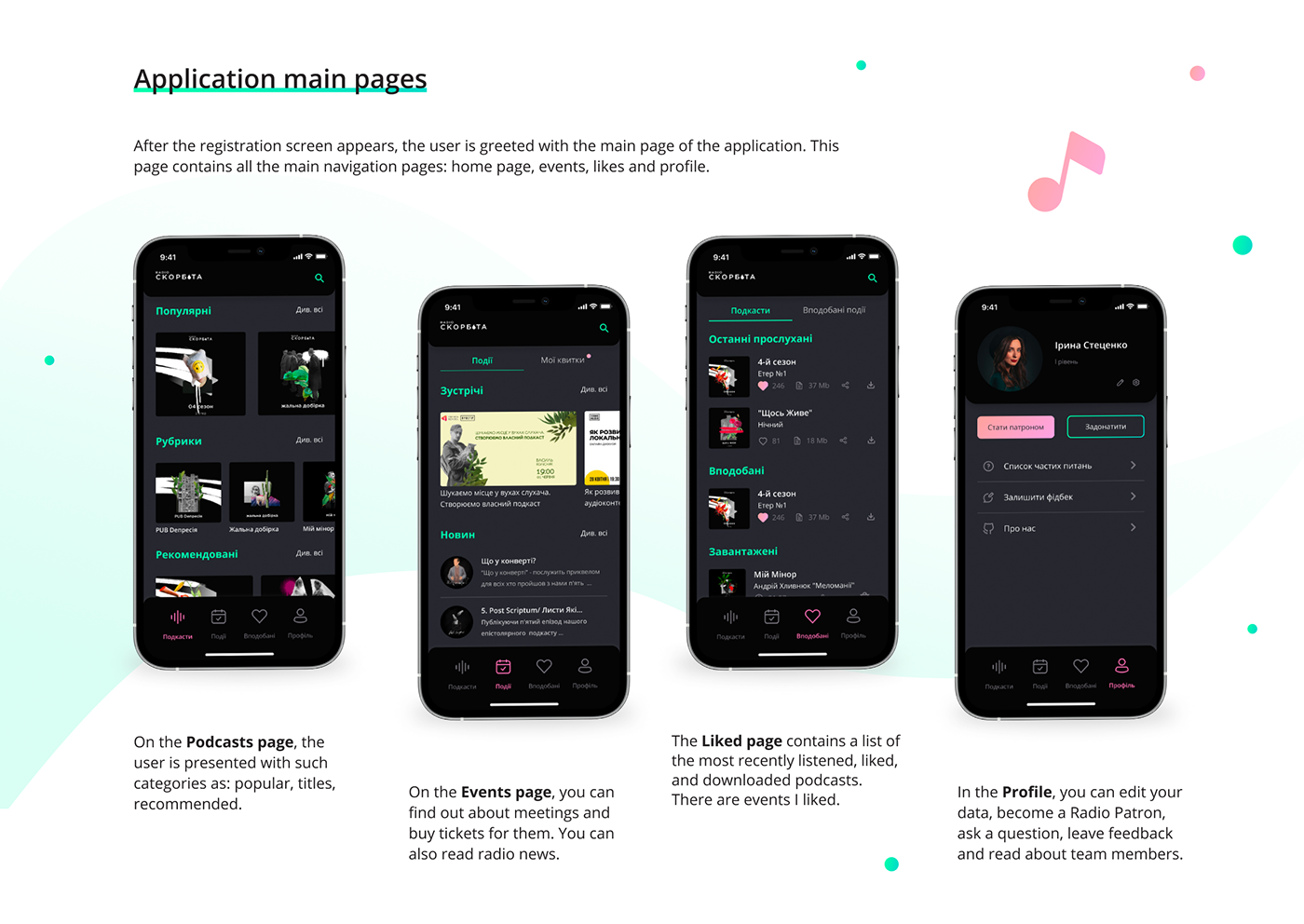 podcast Mobile app UI/UX research Figma user interface app design application mobile mobile app design