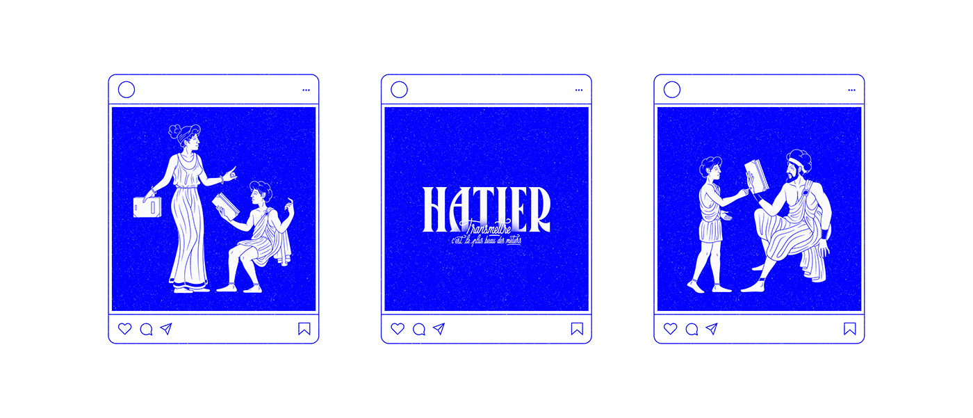 blue book Carte design digital edition graphic ILLUSTRATION  instagram stickers