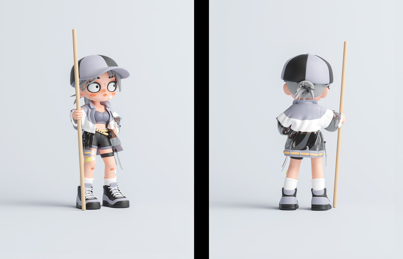 3D blender Character design 