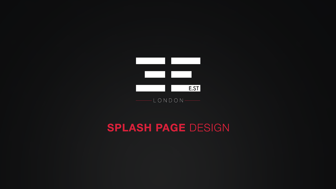 Splash Page Design on Behance