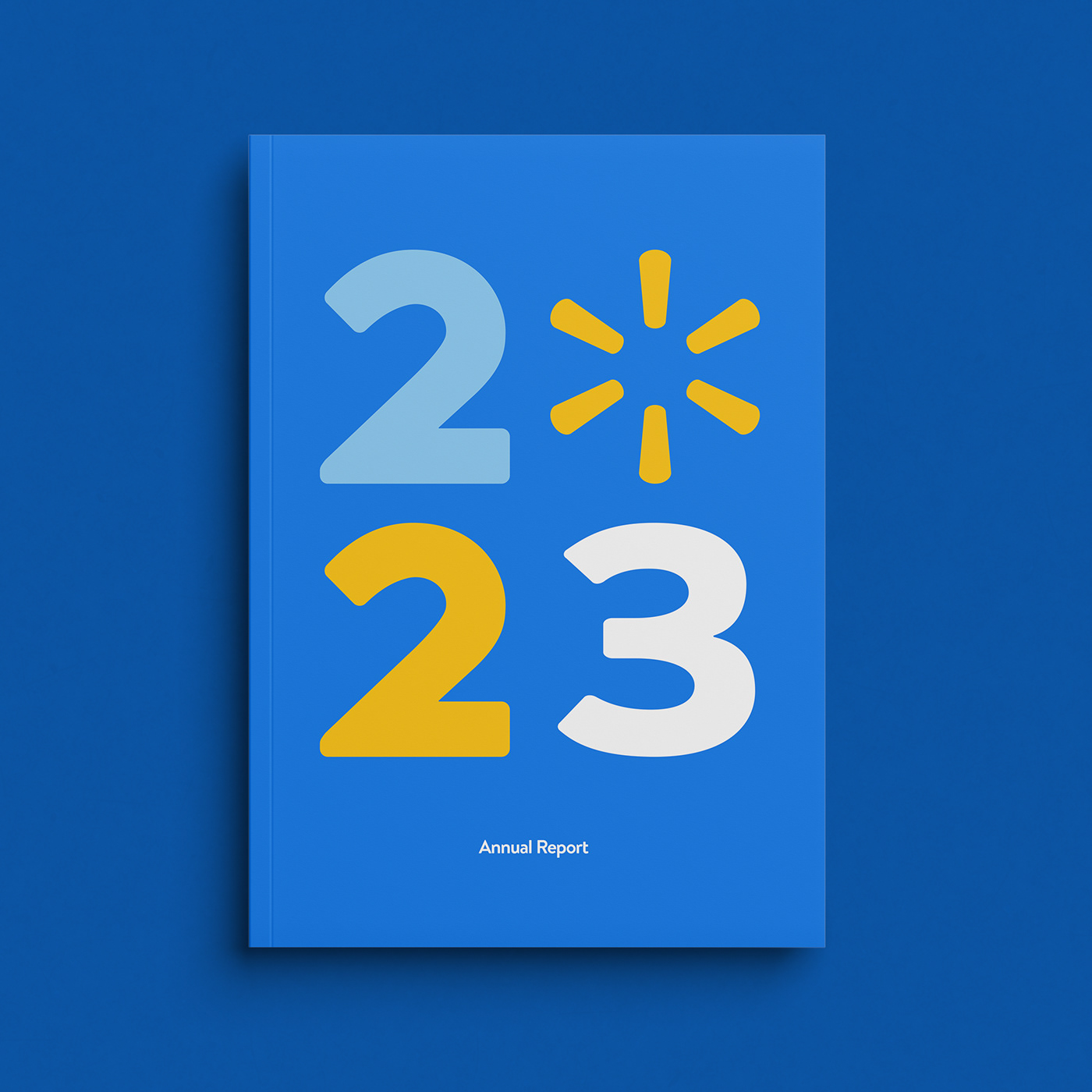 annual report brand brand identity branding  cover cover design Retail walmart