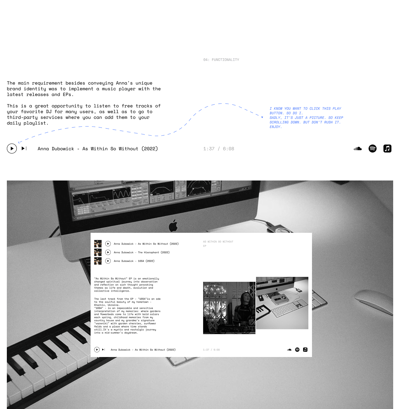 Web Design  Website landing page Website Design minimal minimalist black and white personal portfolio