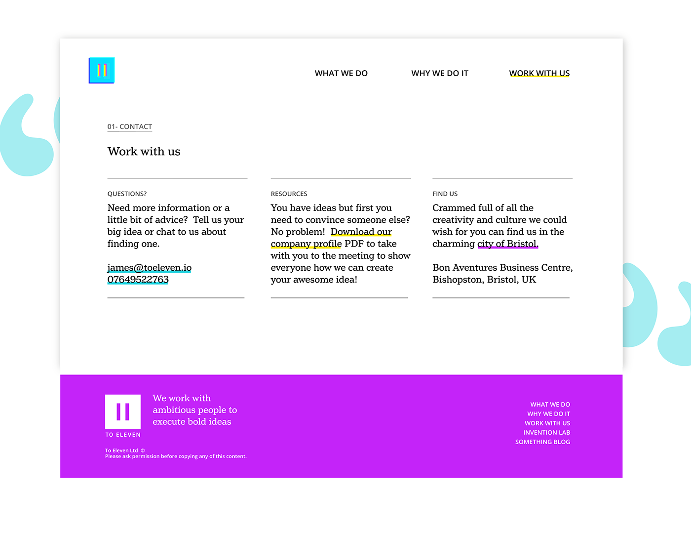 Website Web Design  design consultancy Business Website bright colours neon digital design Isometric