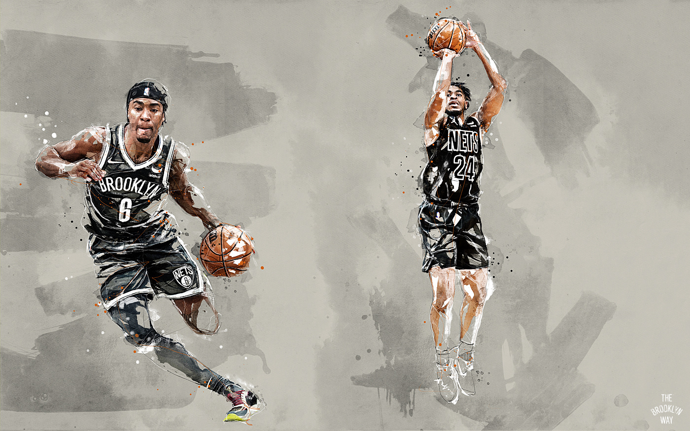 sports basketball football art artist watercolor artwork Drawing  NBA realistic