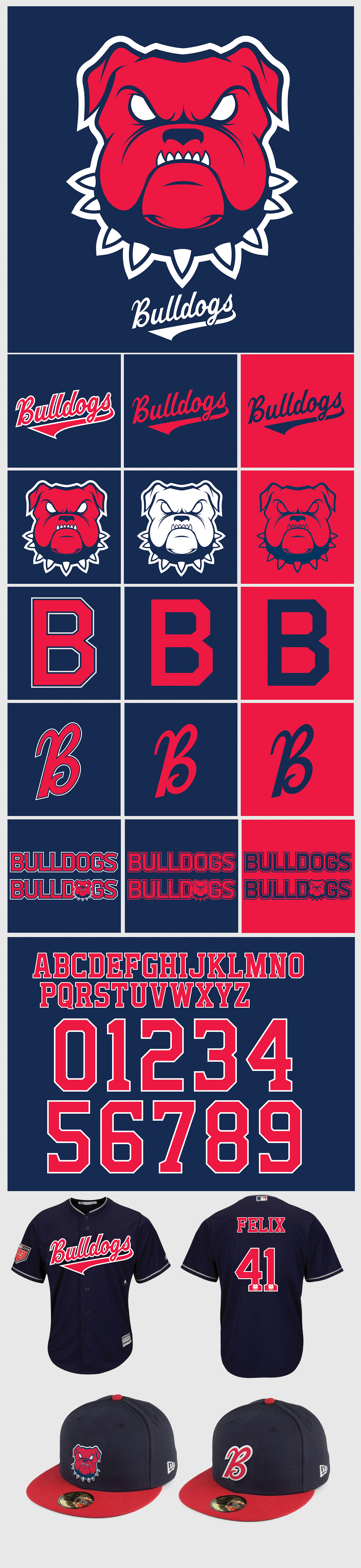 bulldogs softball baseball team logo