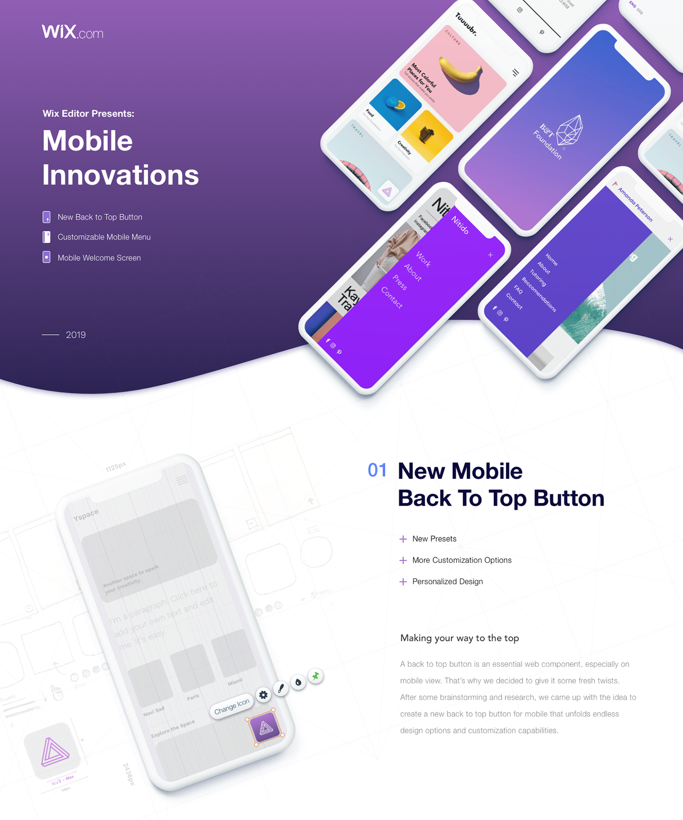 ux UI product design  app mobile animation  Web Design  splash screen wix button design