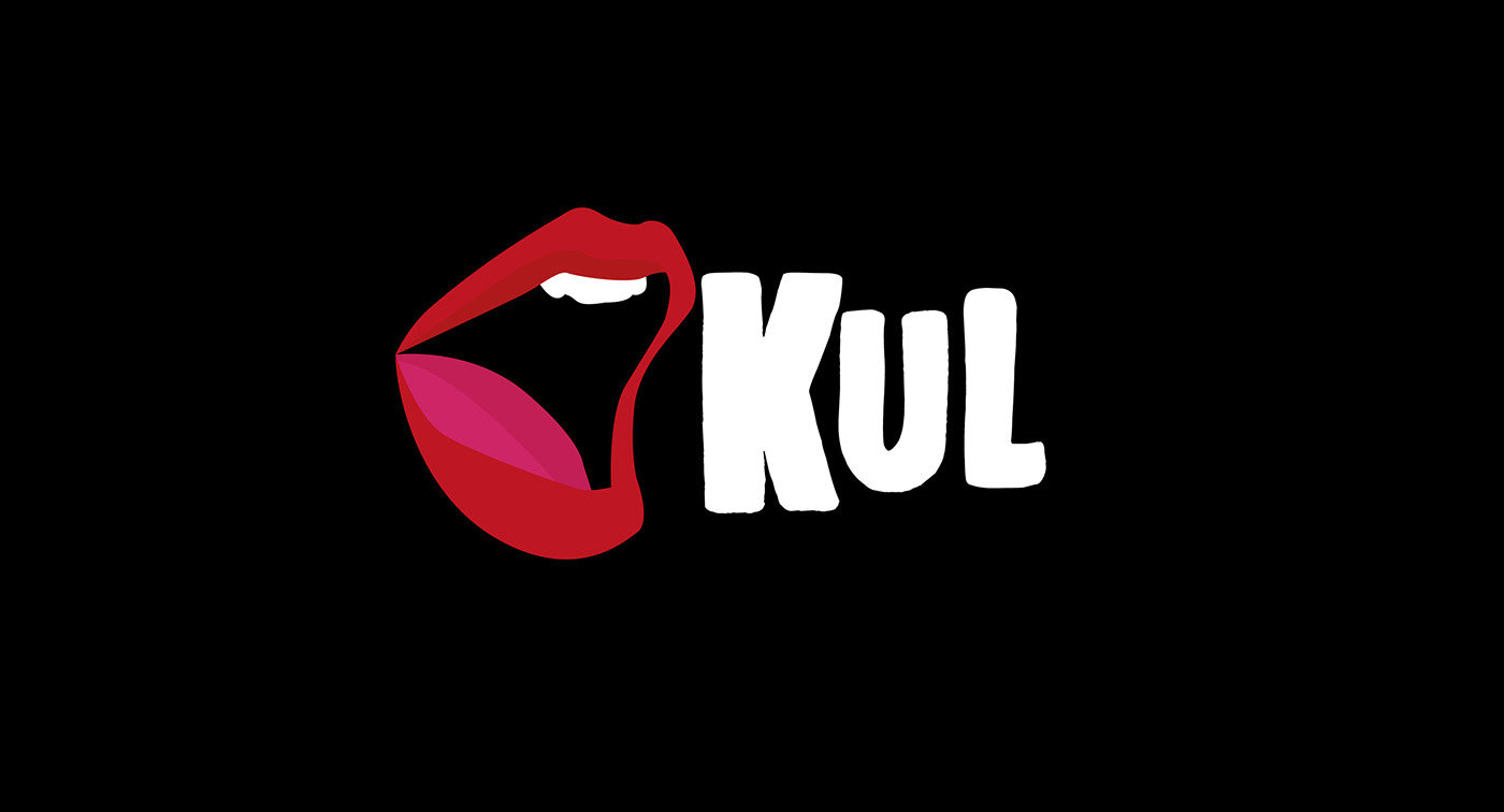 KUL restaurant graphic Pop Art lips logo malta comic Food 