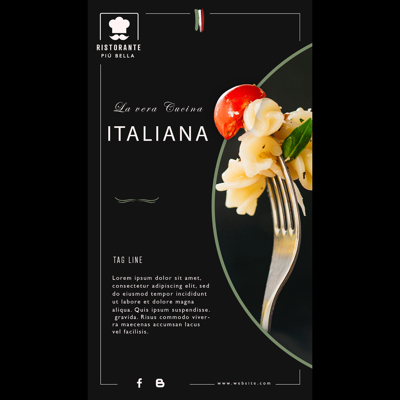 creative cucina italiana design designer flyer foodporn grapich grapichdesign  Illustrator italia food photoshop ristorante Ristorante Italiano