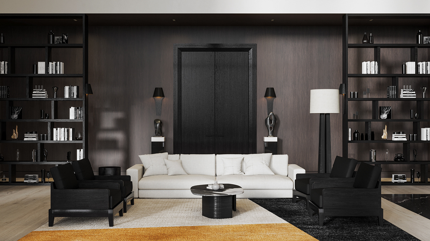 3ds max archviz corona Interior interior design  living room visualization визуализация дизайн интерьера