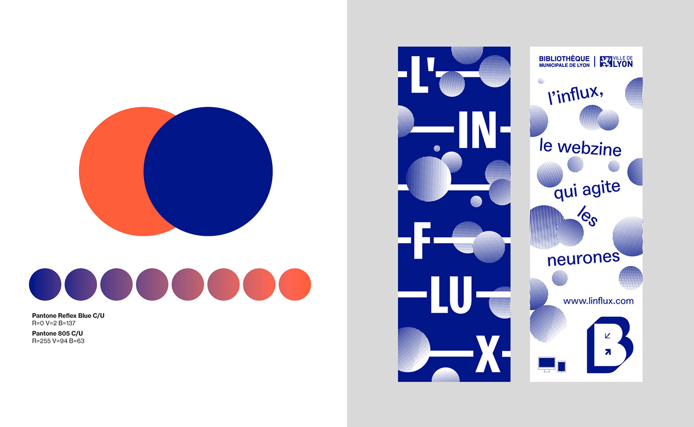 influx minimal MOVING motion logo Logotype Brand Design blue library line