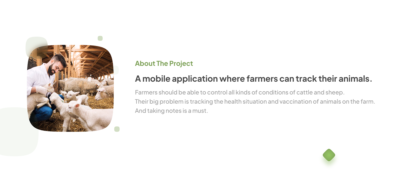 Animal App app Case Study Cattle farm farm mobile application farmer farmer assistant UI UX design