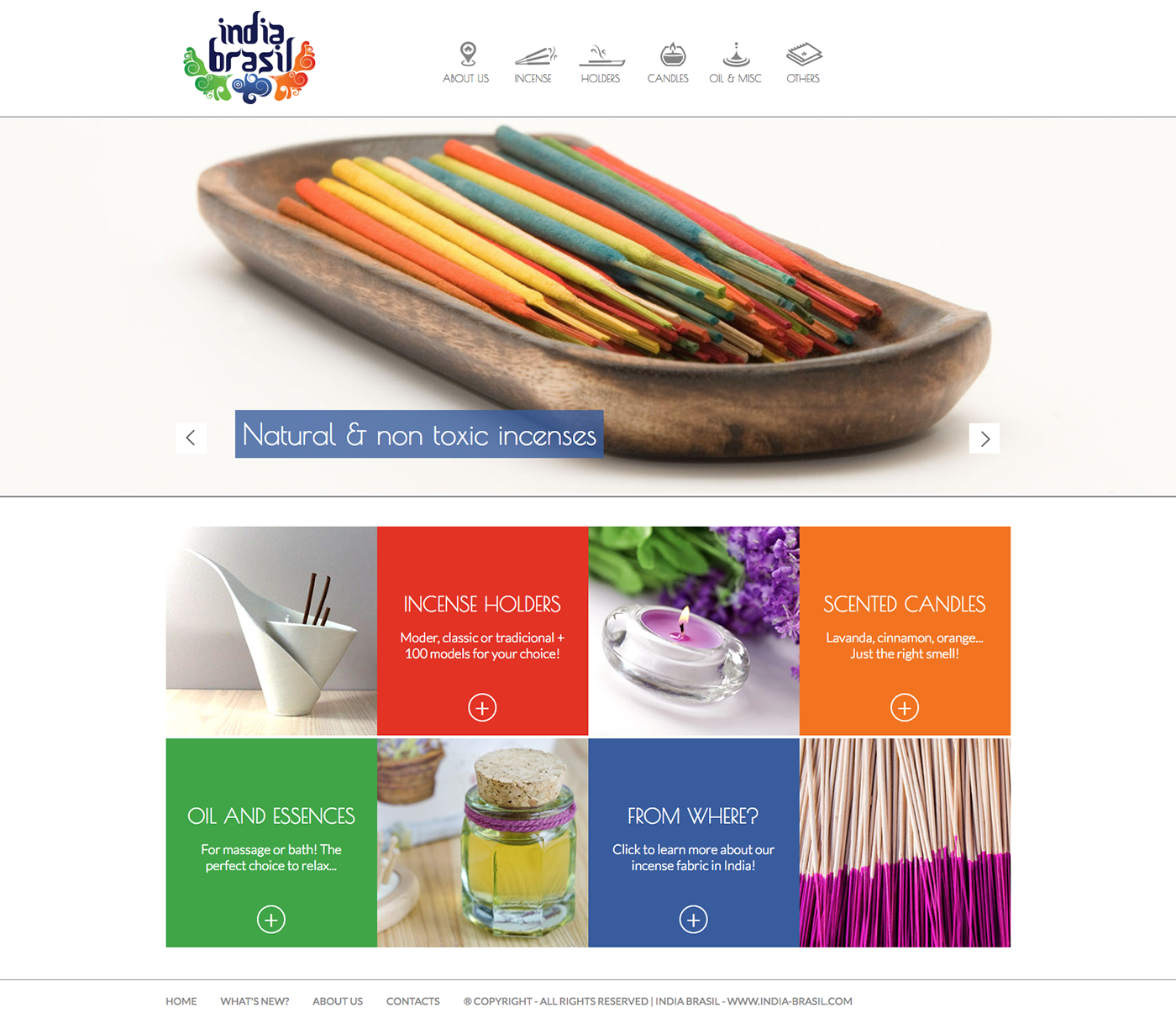 Incense stationary business card Website webstore box