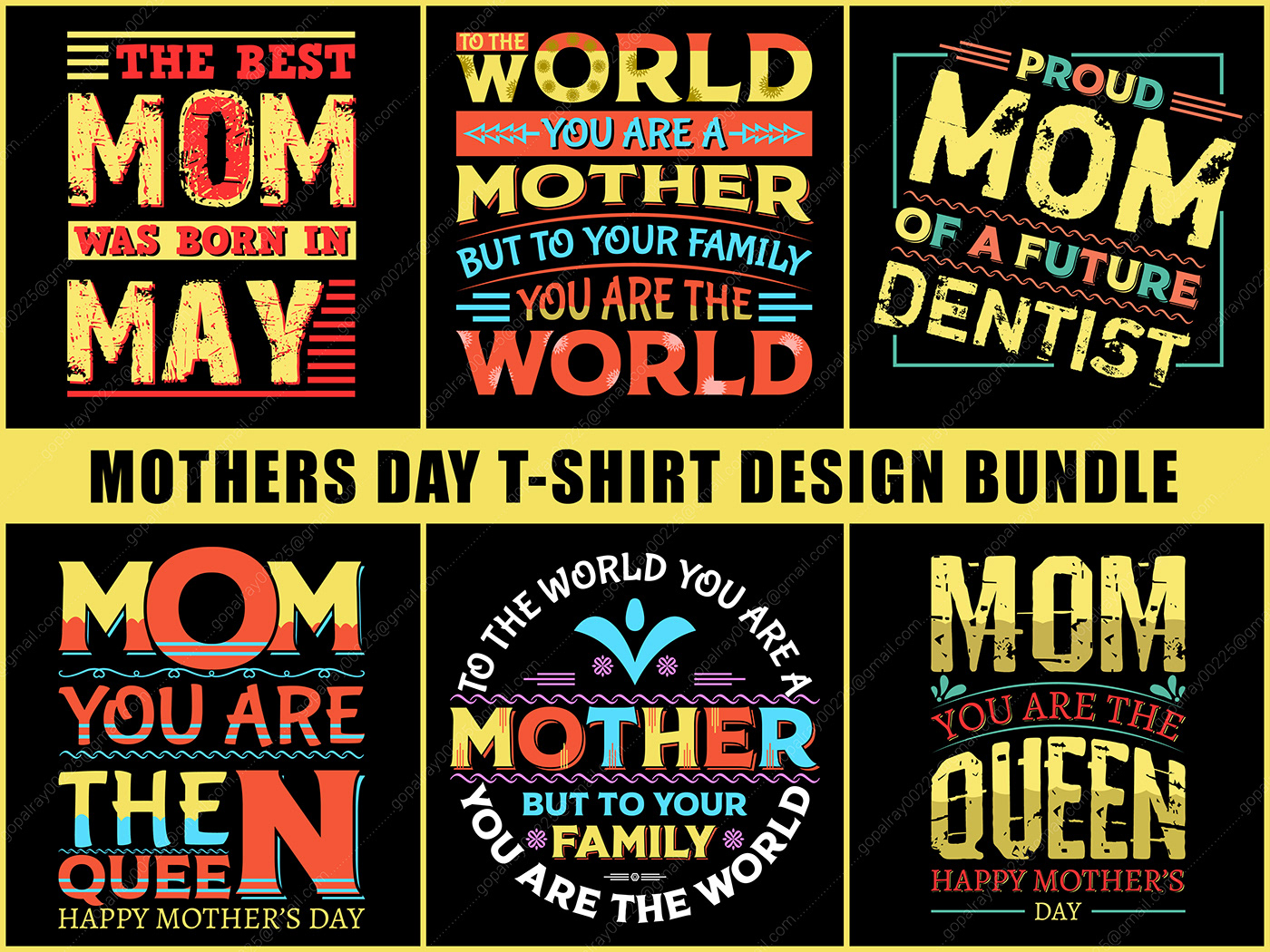 apparel brinding graphic design  mothers day new t-shirt new t-shirt design print design  t-shirt design bundle tshirt Typography T-shirt