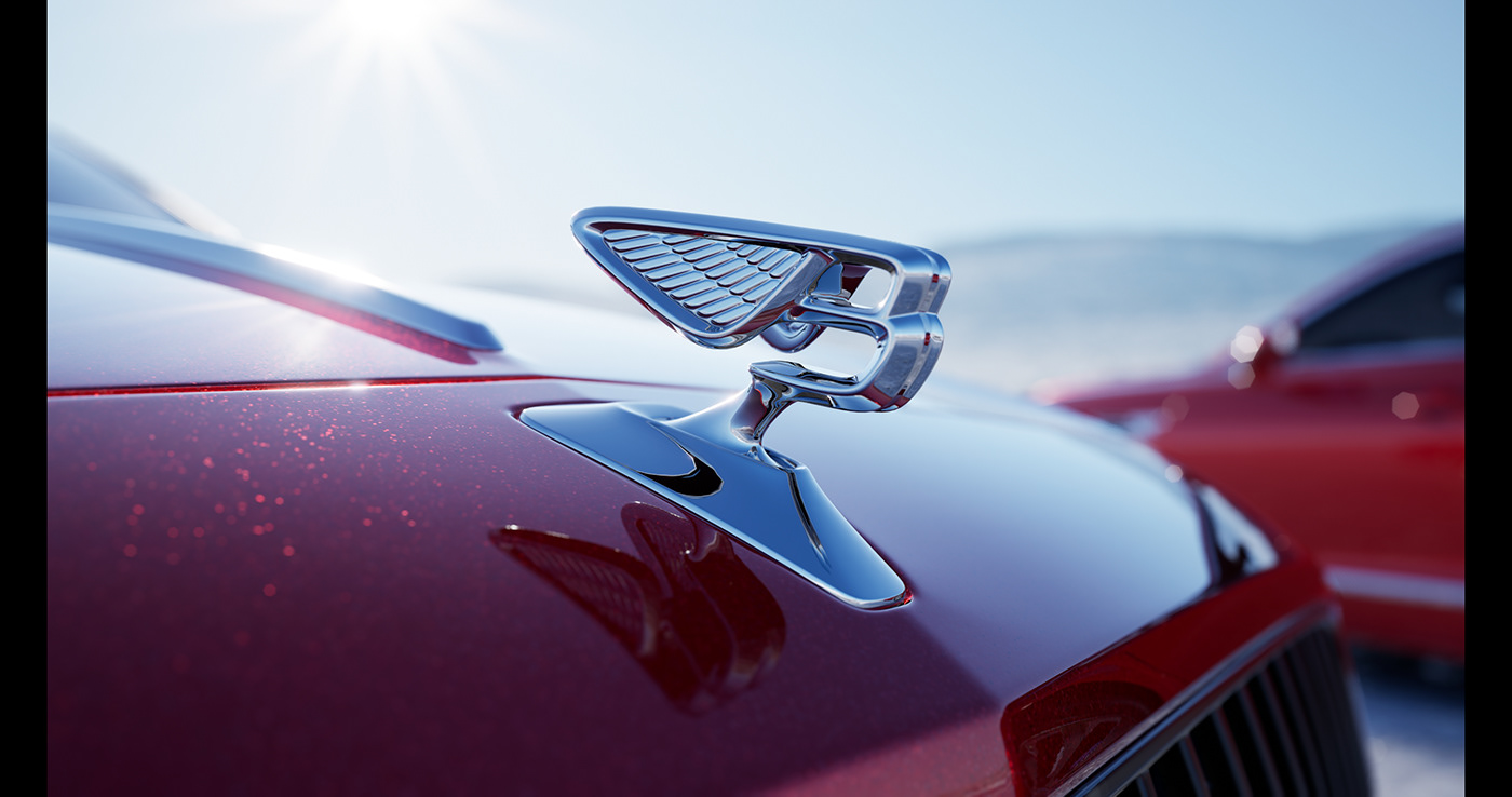 automotive   bentley car CGI exterior Unreal Engine Unreal Engine 5 visualization luxury