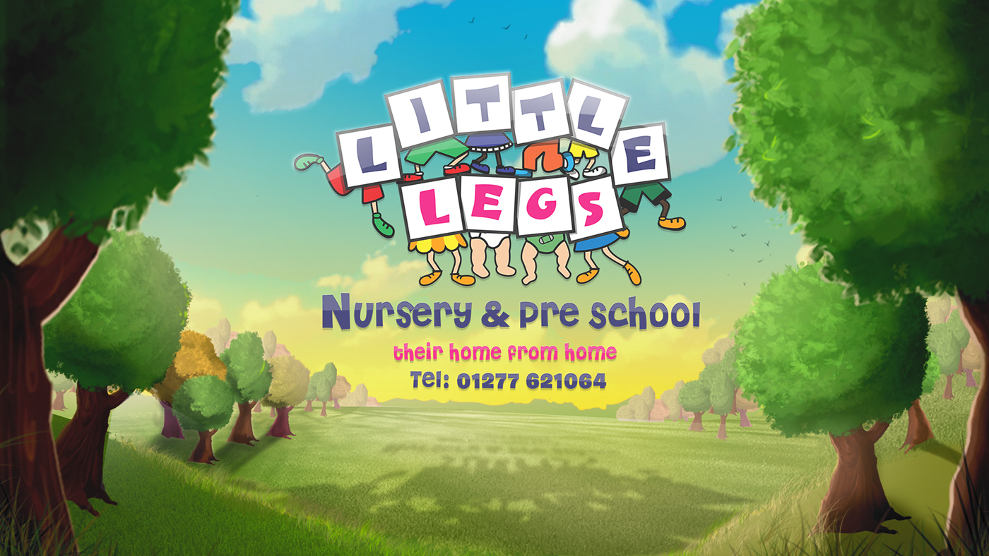 advertisement leaflet graphics design animation  Promotional promo nursery Pre school school branding 