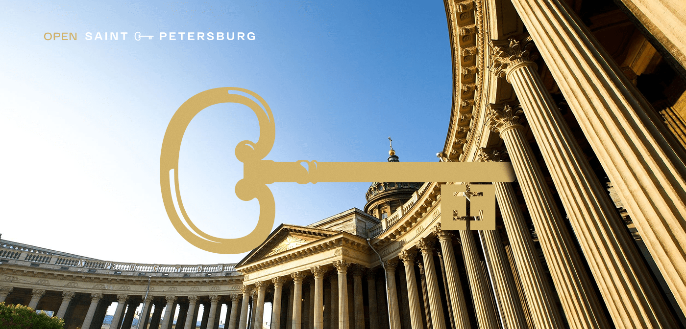 branding  city concept identity logo Russia Saint Petersburg