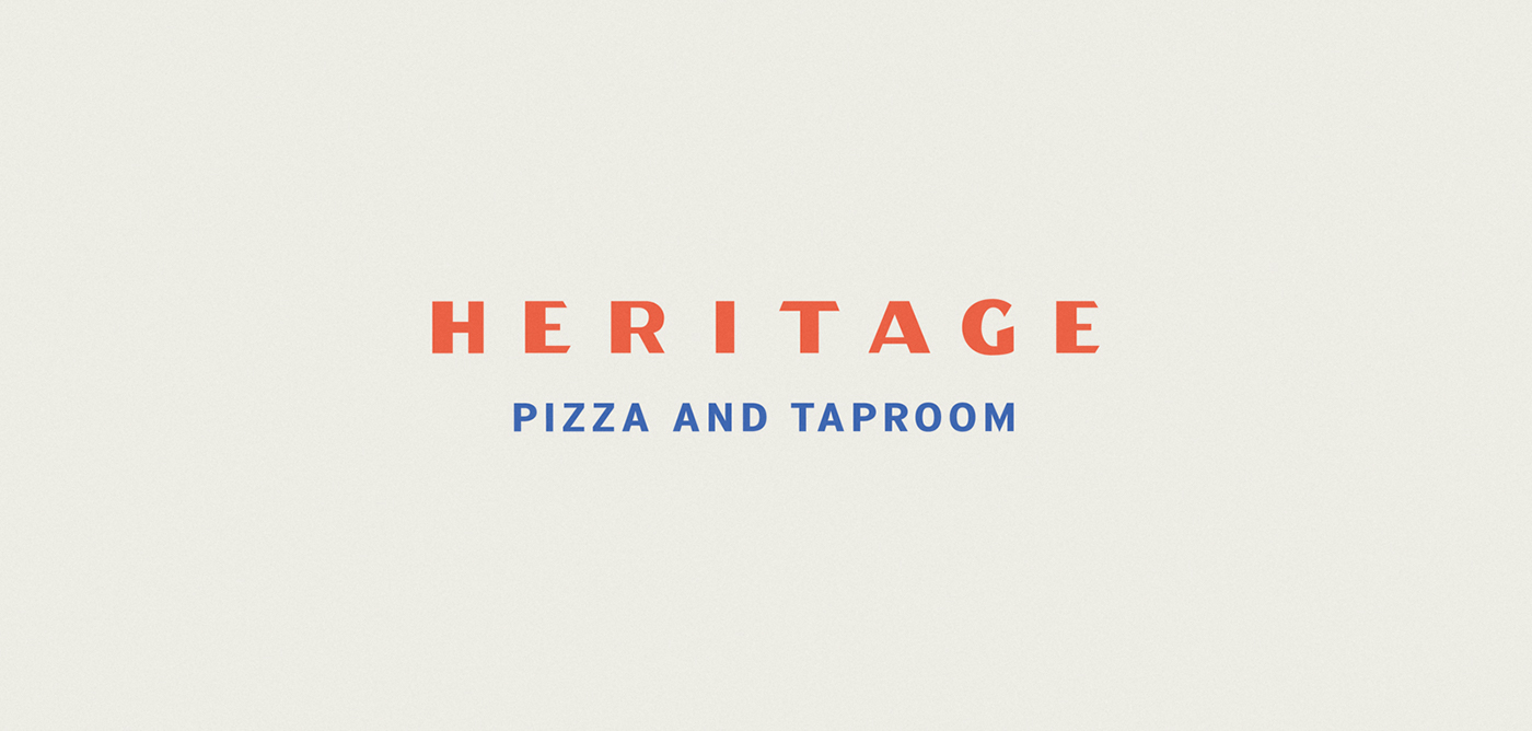 branding  identity brand identity Pizza Heritage Pizza Tractorbeam graphic design  Photography  Restaurant Identity restaurant